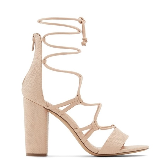 LAST ONE AVAILABLE!! New Women's Strappy Ankle Open Toe Heeled Sandals Size 10 - Picture 2 of 13